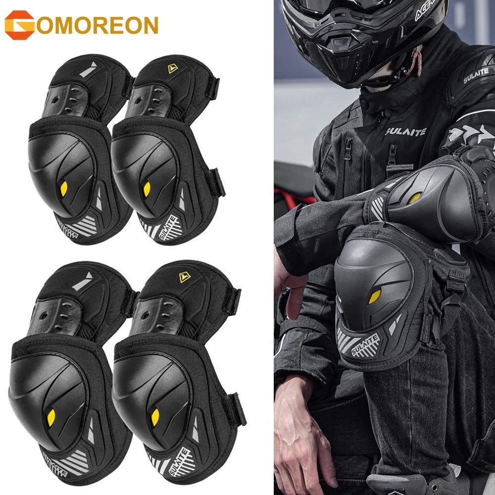 Mountain Biking Elbow Pads - GOMOREON 1 çift motosiklet elektrikli bisiklet
