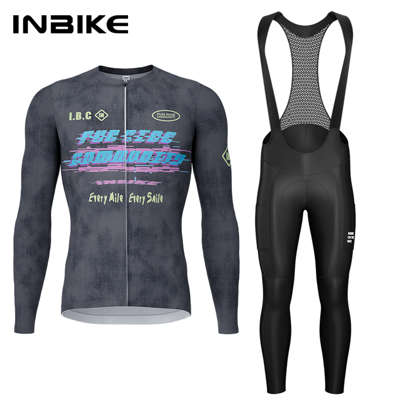 Mountain Biking Overalls - INBIKE İlkbahar Sonbahar Bisiklet Seti Bisiklet