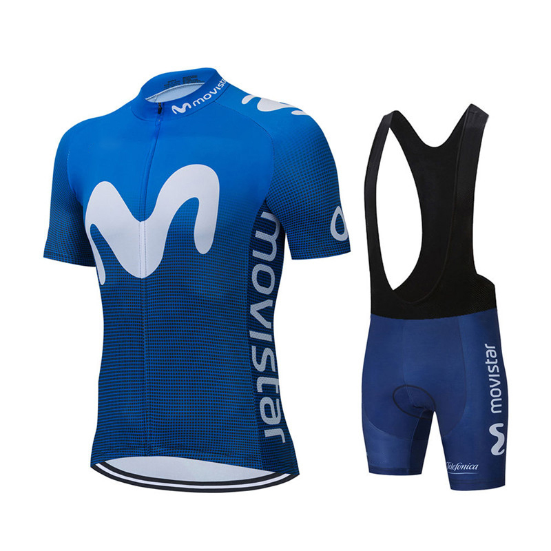 Mountain Biking Trousers - Yeni Yaz Movistar Takımı Bisiklet Forması