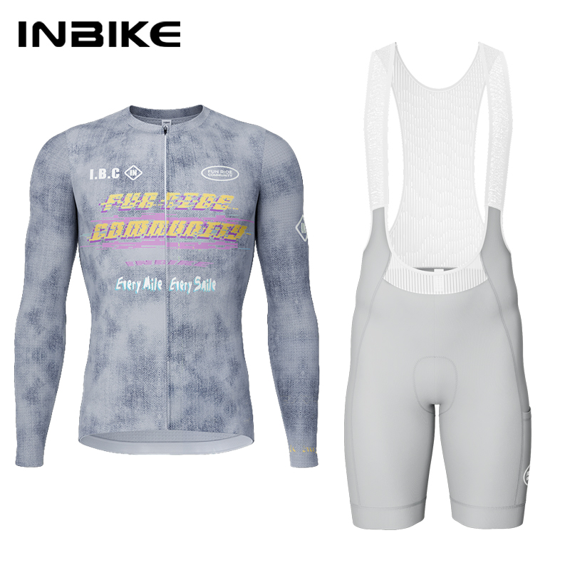 Mountain Biking Overalls - INBIKE erkek bisiklet forması seti uzun