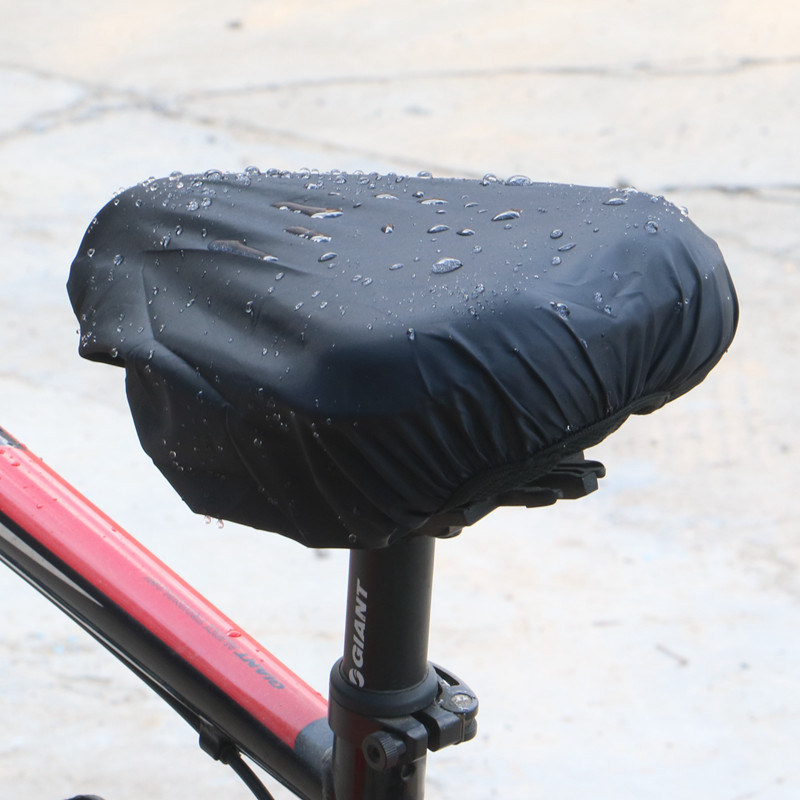 Mountain Biking In The Rain - Evrensel Su Geçirmez Bisiklet Sele Kılıfı