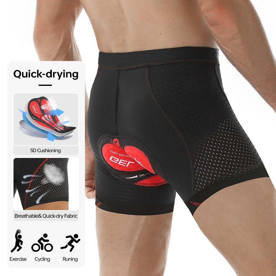 Mountain Biking Overalls - X-TIGER erkek Bisiklet İç Şort 5D
