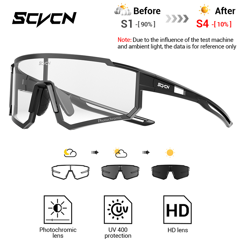 Mountain Biking Glasses - SCVCN Yeni Açık Fotokromik Koruyucu Gözlük