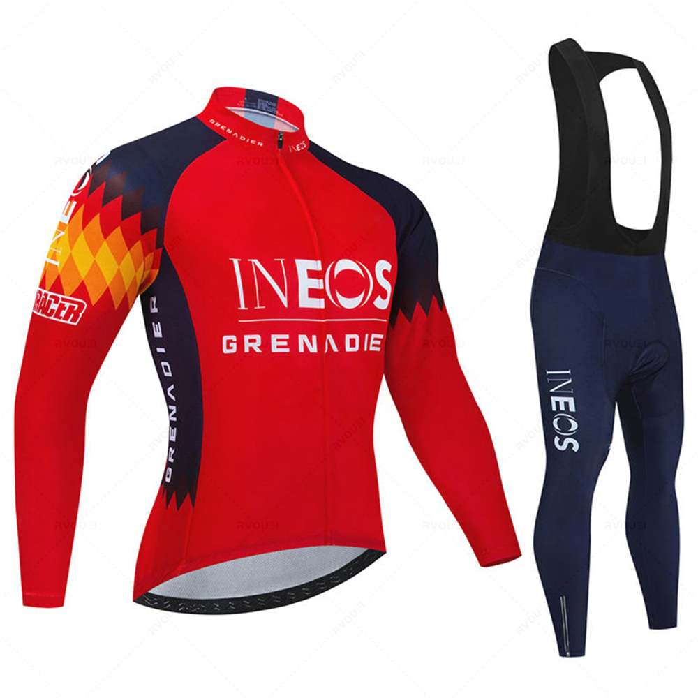 Mountain Biking Overalls - Ineos Takımı Erkekler Bahar Spor Bisiklet