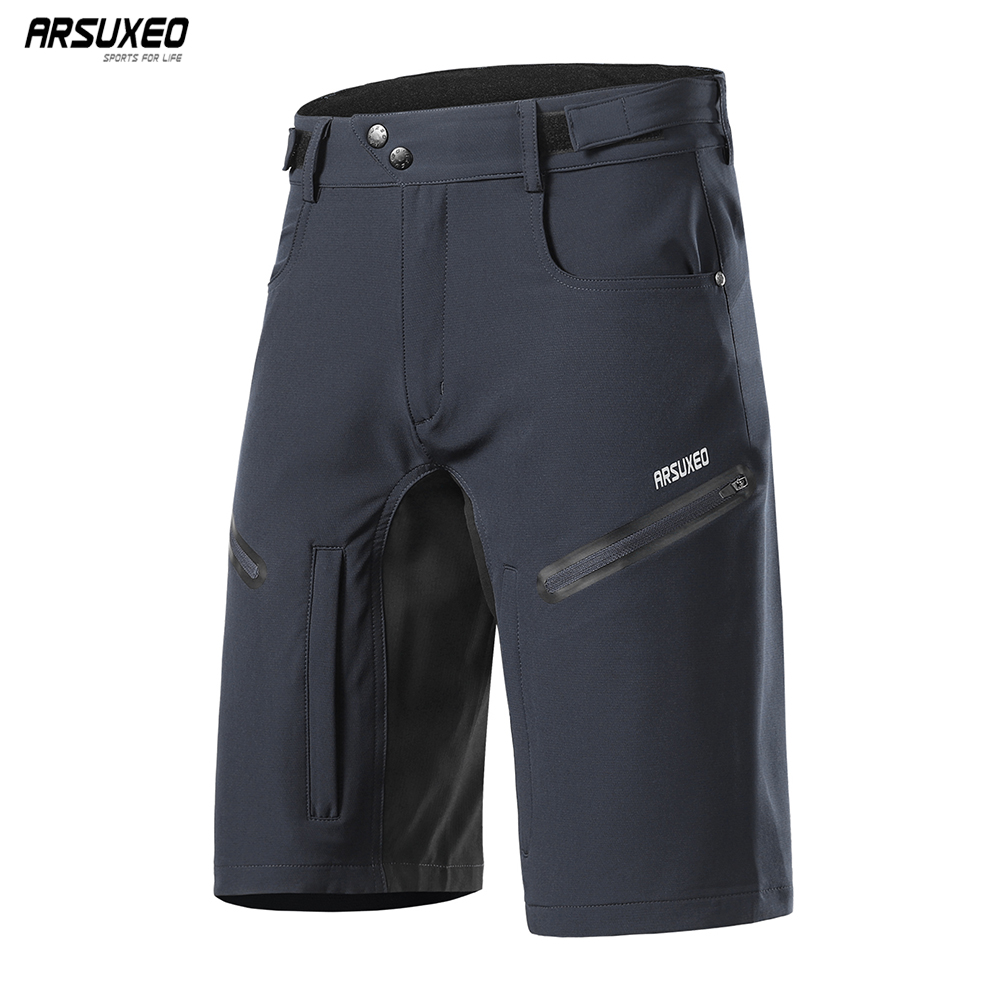 Mountain Biking Overalls - ARSUXEO erkek bisiklet şortları gevşek Fit
