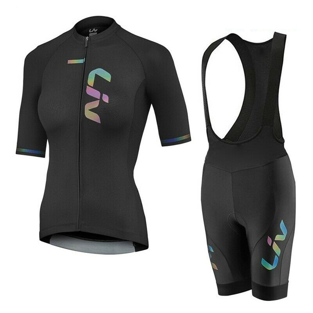 Mountain Biking Trousers - LIV yaz bisiklet Jersey Bib şort