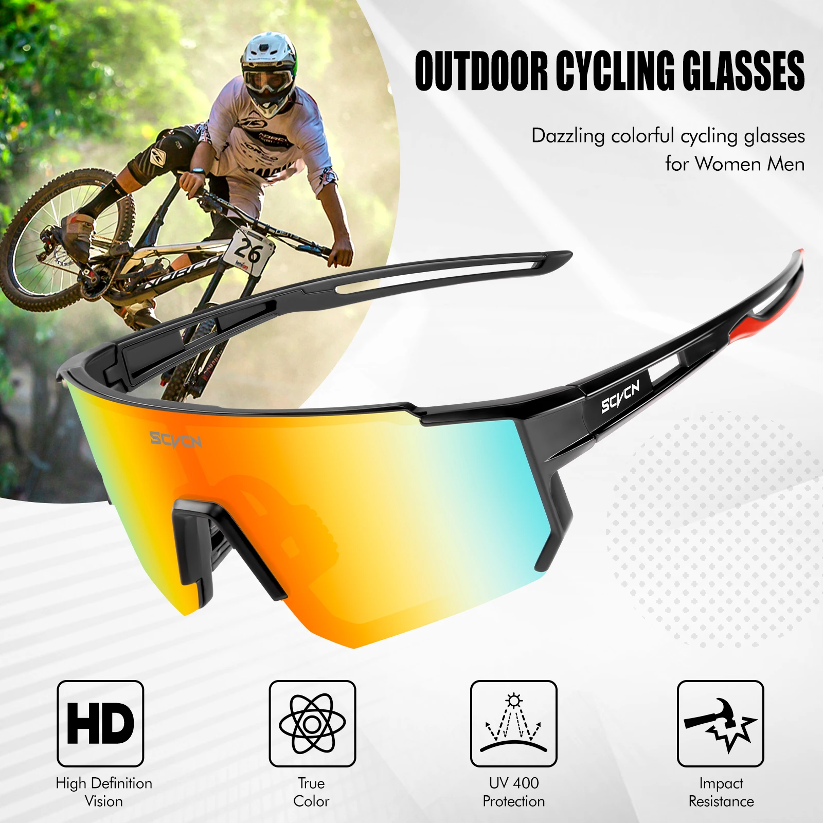 SCVCN Yeni Fotokromik Bisiklet - Mountain Biking Glasses incelemesi ve fiyatı