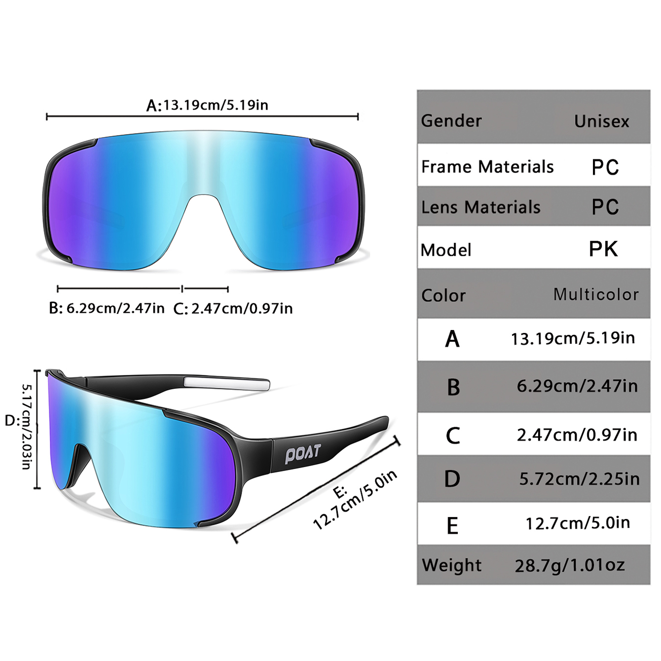POAT UV400 Bisiklet Güneş Gözl - Mountain Biking Glasses incelemesi ve fiyatı