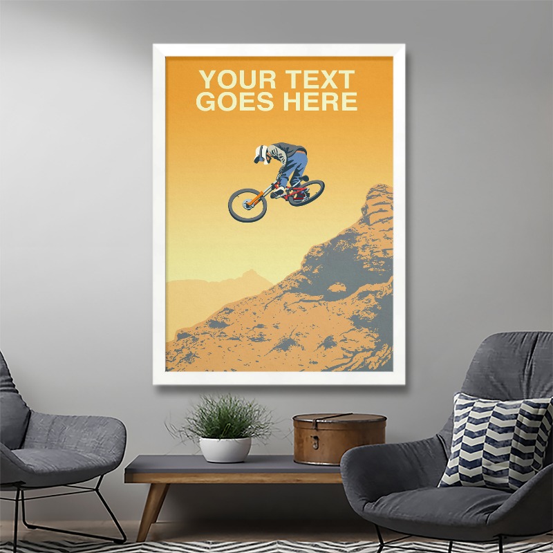 Dağ Bisikleti Yolu Posteri Kar - Picture Of Mountain Biking incelemesi ve fiyatı