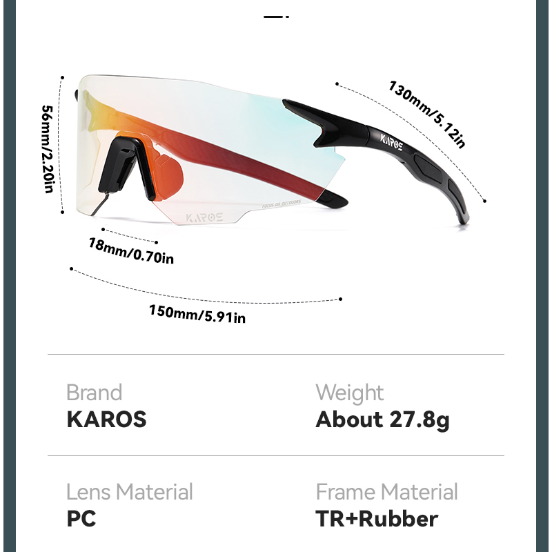 KAROS Fotokromik Bisiklet Gözl - Mountain Biking Glasses incelemesi ve fiyatı
