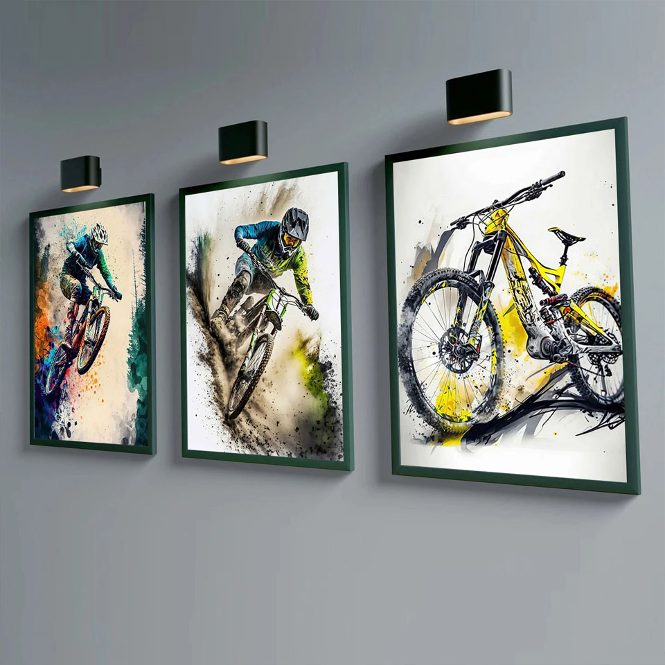 Dağ bisikleti spor duvar sanat - Picture Of Mountain Biking incelemesi ve fiyatı
