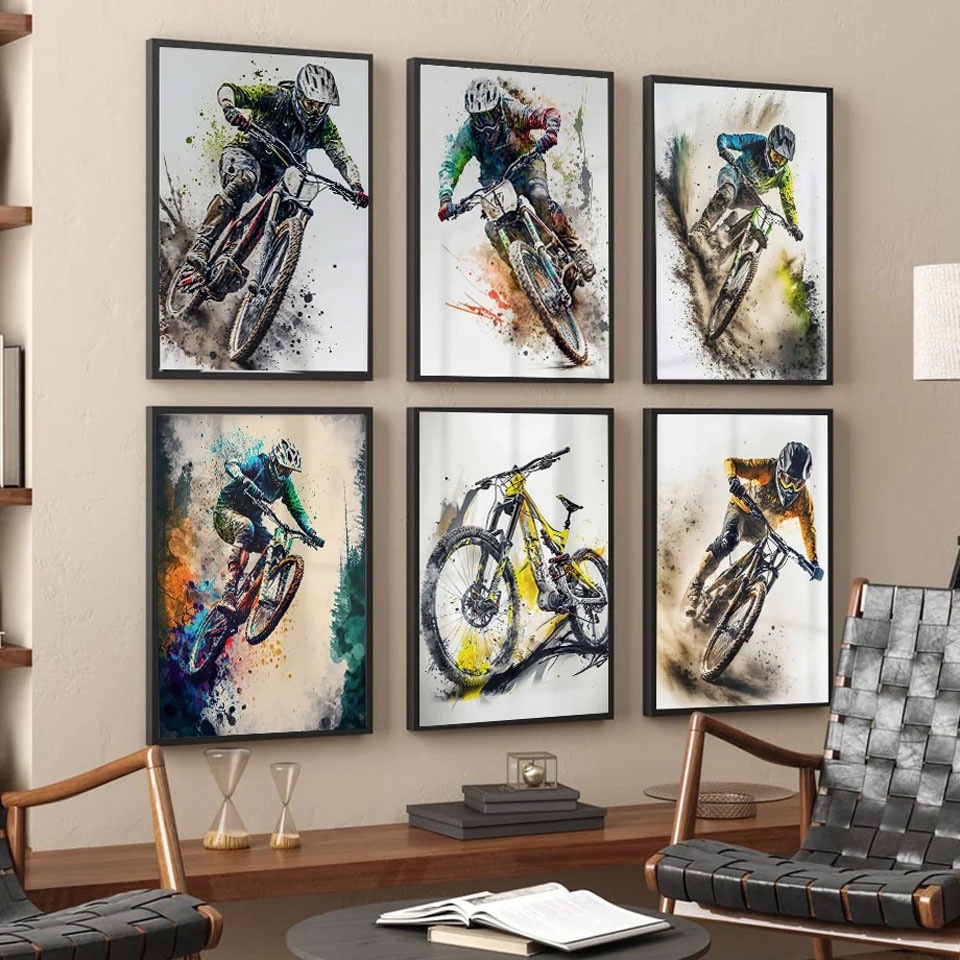 Dağ bisikleti spor duvar sanat - Picture Of Mountain Biking incelemesi ve fiyatı