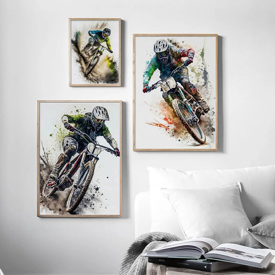 Dağ bisikleti spor duvar sanat - Picture Of Mountain Biking incelemesi ve fiyatı